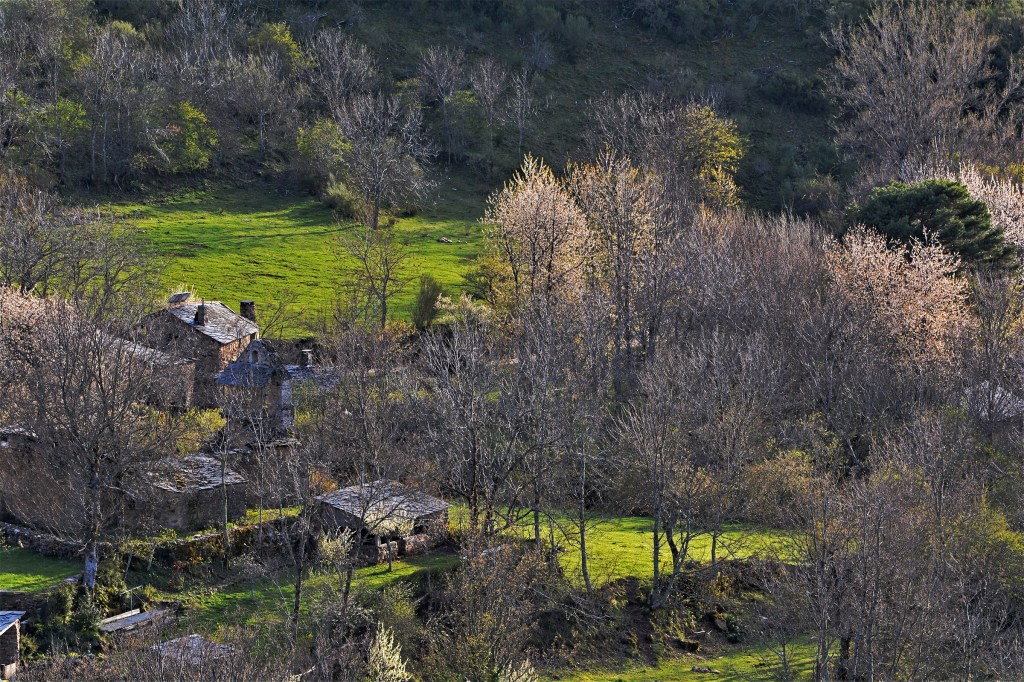 El poblado de Ferradillo, Priaranza del Bierzo, El Bierzo, León, Castilla y León, España.