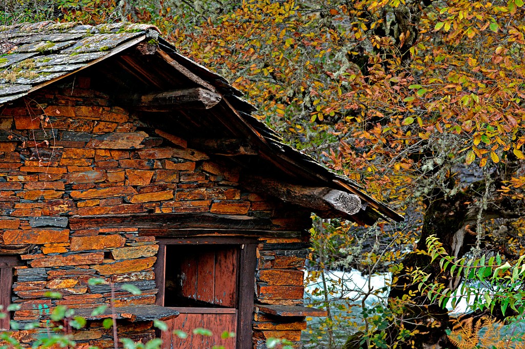 Casa de labor cercana a Aira da Pedra, Villafranca del Bierzo, El Bierzo, León, Castilla y León, España.