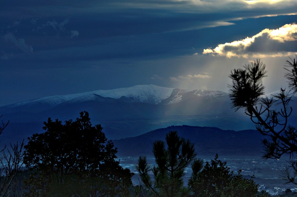 Vista desde Pobladura de Somoza, Villafranca del Bierzo, El Bierzo, León, Castilla y León, España.