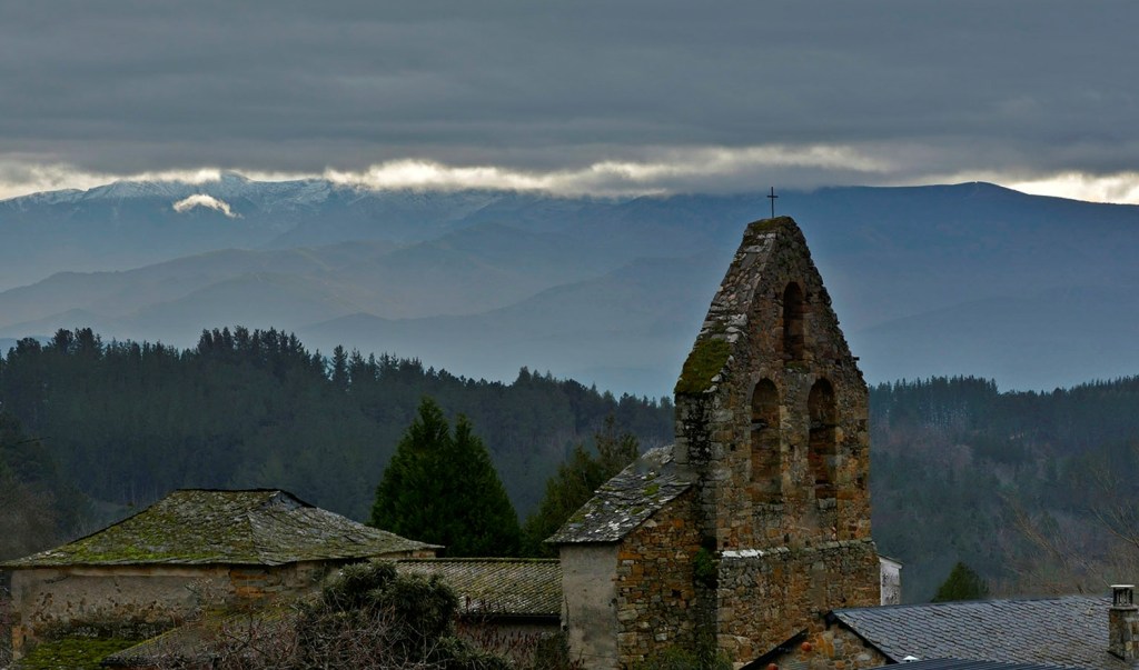 Iglesia de San Miguel, San Miguel de Arganza, Arganza, El Bierzo, León, Castilla y León, España.
