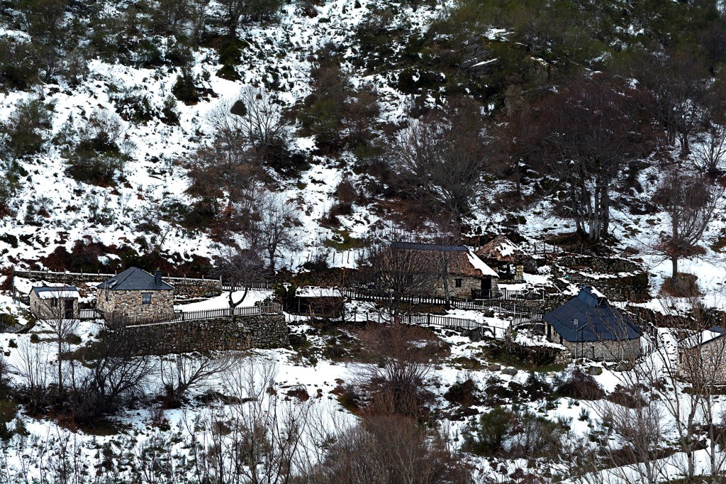 Barrio de El Regueiral en Campo del Agua, Villafranca del Bierzo, El Bierzo, León, Castilla y León, España.
