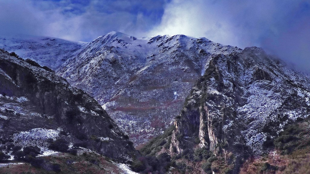 Vista desde Peñalba de Santiago, Ponferrada, El Bierzo, León, Castilla y León, España.