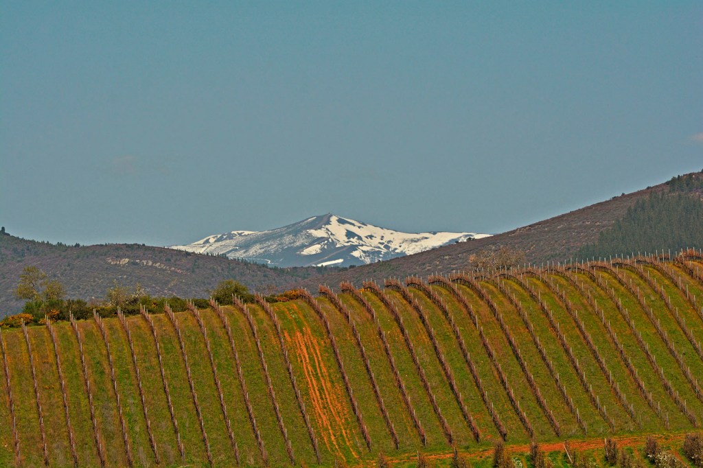 Vista desde las inmediaciones de Magaz de Arriba, Arganza, El Bierzo, León, Castilla y León, España.