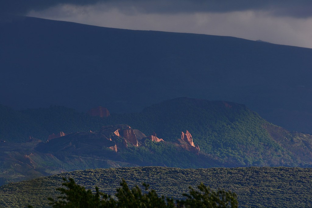 El paraje de Las Médulas en la localidad homónima, El Bierzo, León, Castilla y León, España.